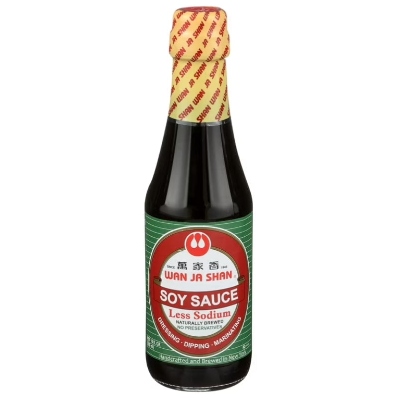 WAN JA SHAN Sauce Soy Light Sodium, 16.9 fl oz (1 bottle)
