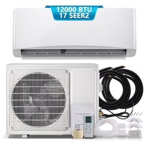 WANAI 12000 BTU 230V Mini Split Air Conditioner & Heat Pump System, 17 SEER2 Split Unit Ac Cool Up to 750 Sq.Ft with Installation Kit for Home, Office & Commercial Space