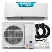 WANAI 12000 BTU 230V Mini Split Air Conditioner & Heat Pump System, 17 SEER2 Split Unit Ac Cool Up to 750 Sq.Ft with Installation Kit for Home, Office & Commercial Space