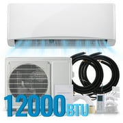 WANAI 12000BTU 4-in-1 Mini Split Air Conditioner & Heater 17 SEER2 115V Cools Up to 750 Sq.ft Installation Kit Included