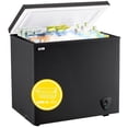 thumbnail image 1 of WANAI 165L Chest Freezer Small Deep Freeze with 7 Gears Temp Control & 3 Baskets for Office Dorm Kitchen Black, 1 of 9