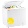 thumbnail image 1 of WANAI 165L Chest Freezer Small Deep Freeze with 7 Gears Temp Control & 3 Baskets for Office Dorm Kitchen White, 1 of 9