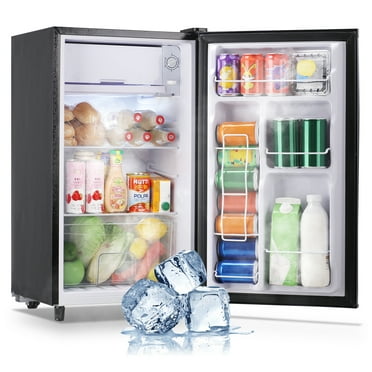 WANAI 3.2 Cu.ft Mini Refrigerator with 5 Temp Control Small Fridge Compact Size for Any Room Silver