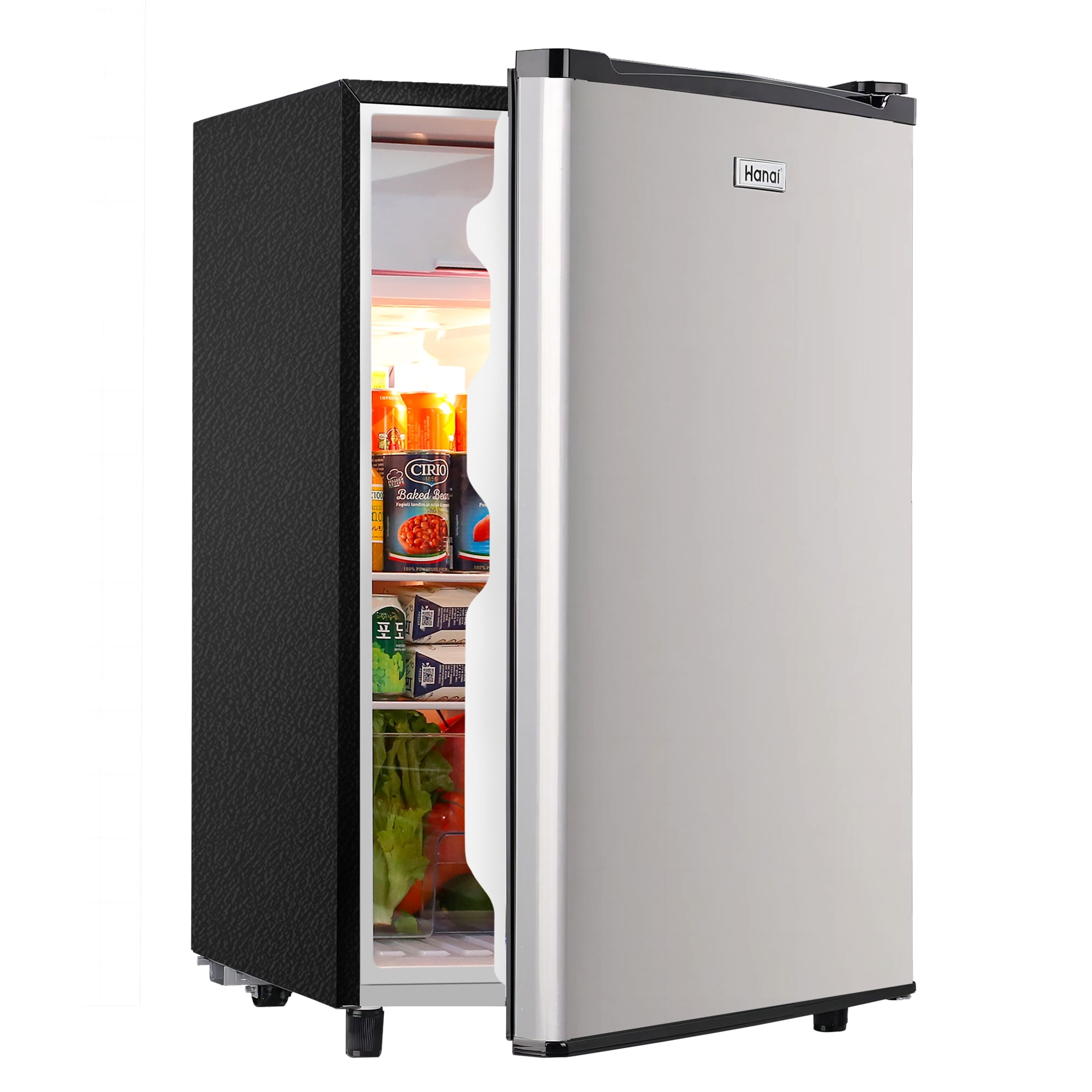 Emerson 3.1 Cu Ft Two Door Mini Fridge with Freezer CR510BSSE
