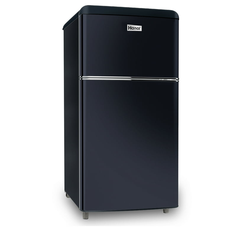 WANAI 3.5 Cu.ft Retro Mini Fridge with Freezer Small Refrigerators