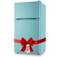 thumbnail image 1 of WANAI 3.5 Cu.ft Mini Fridge with Freezer 2 Door Small Refrigerator with 7 Adjustable Thermostat Blue, 1 of 9