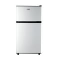 WANAI 3.5 Cu ft Two Door Mini Fridge with Freezer for Apartment