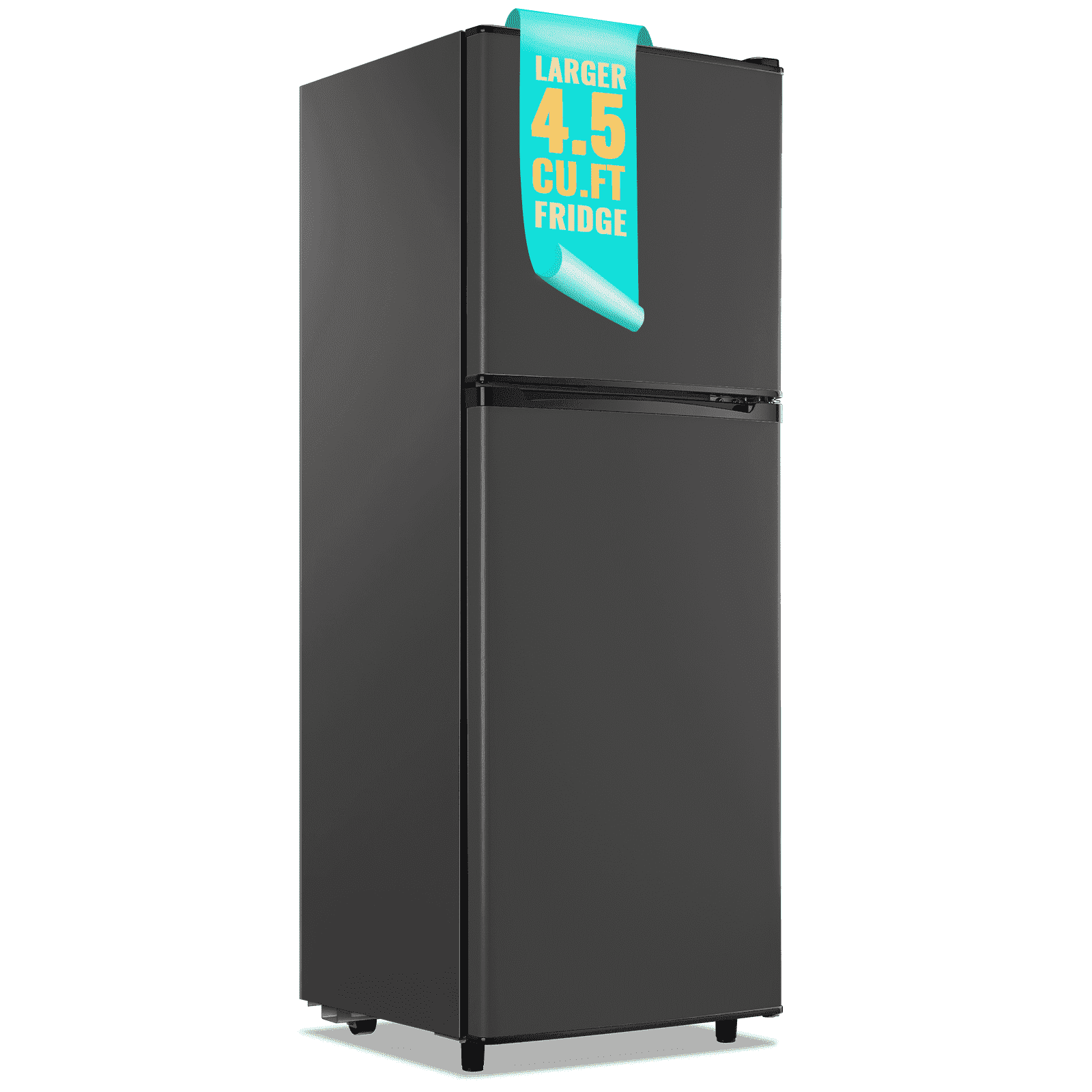 Mini Refrigerator シルバー 2段棚付き Mini Refrigerator シルバー 2段棚付き