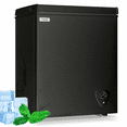 thumbnail image 1 of WANAI 5.0 Cu.ft,Chest Freezer,Deep Freezer,Removable Storage Basket Freezer,Black, 1 of 9
