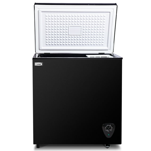 WANAI 5 Cu ft Freezer, Chest Freezer,Black