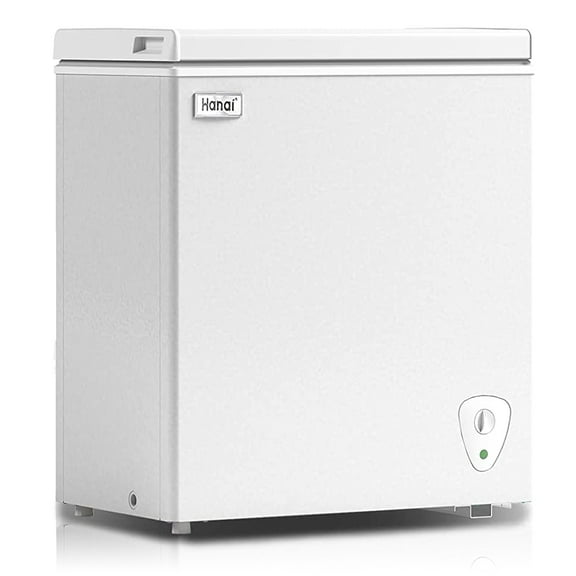WANAI 5 Cu.ft Freezer, Chest Freezer,White