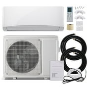 WANAI 9000BTU 4-in-1 Mini Split Air Conditioner & Heater 17 SEER2 115V Cools Up to 450 Sq.ft Installation Kit Included