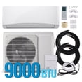 thumbnail image 1 of WANAI 9000BTU 4-in-1 Mini Split Air Conditioner & Heater 17 SEER2 115V Cools Up to 450 Sq.ft Installation Kit Included, 1 of 10