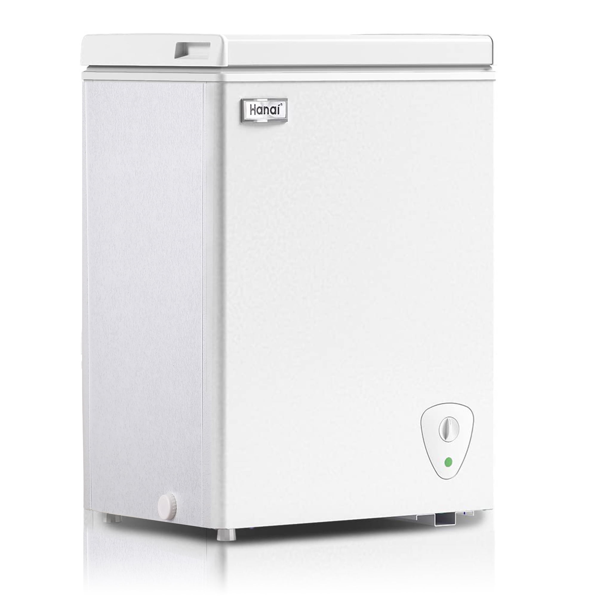 WANAI Chest Freezer 3.5 Cu.ft, Deep Freezer with Top Open Door ,White