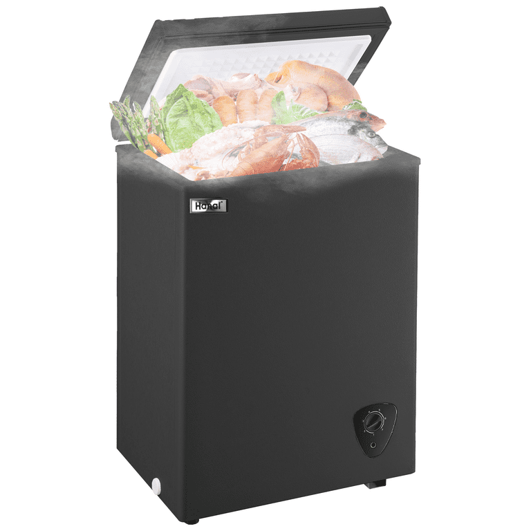 WANAI Chest Freezer, 3.5 Cubic Deep Freezer with Top Open