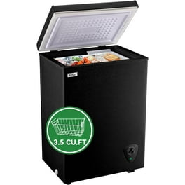 MAGIC CHEF MCBR350B2 3.5 Cu Ft Refrigerator with Manual Defrost, Black 