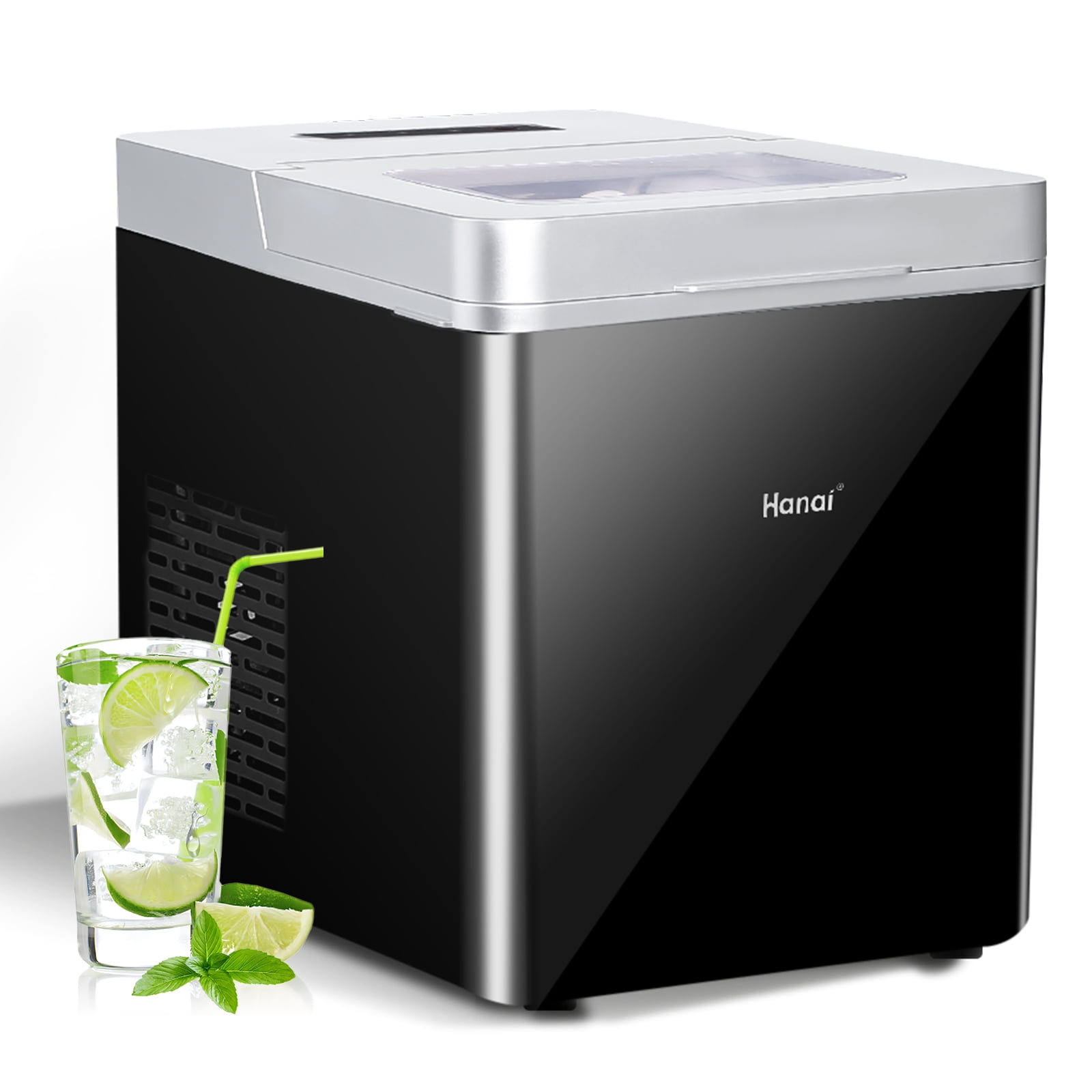 WANAI Ice Makers Portable Countertop,33lbs/24H,SelfCleaning Portable