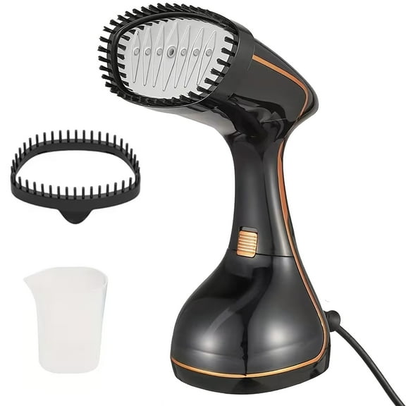 WANALIT Steamer for Clothes, Handheld Clothes Steamer with Large 320ml Tank, 1430W Strong Power, 20S Fast Heat-up, Garment Fabric Wrinkle Remover with Brush, Portable & Compact Travel Size (Black)