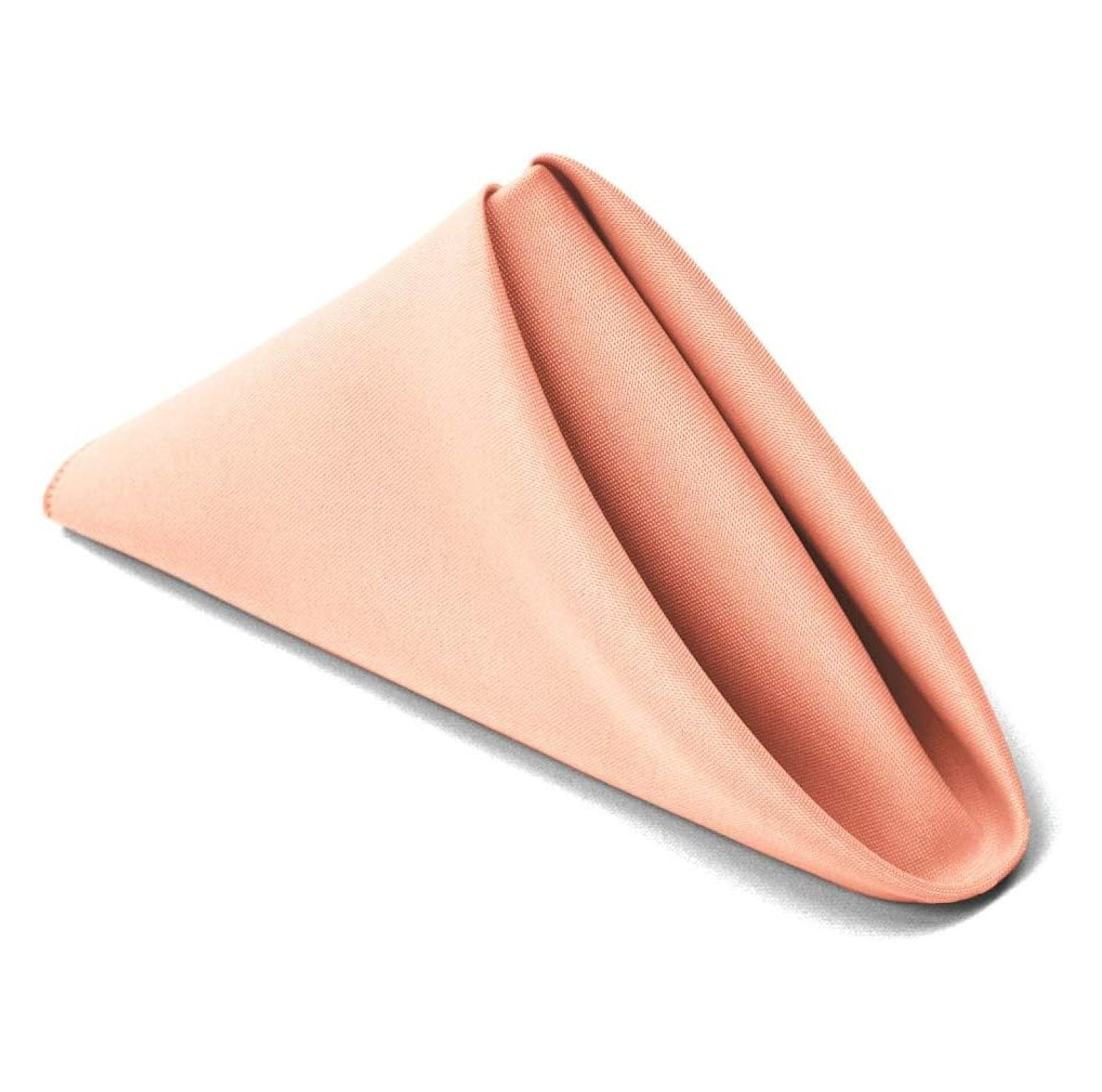 WANCQ 17"x17" Polyester Cloth Napkins, Set of 6 (Blush ) | Easy-Care ...