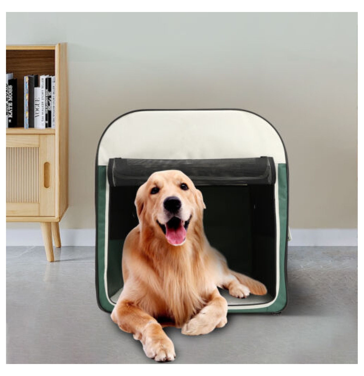 WANCQ 36" Dog Cage Crate Kennel Pet Cat Cage Crate Travel Folding Crate