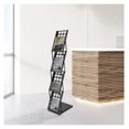 WANCQ 4layer Foldable Brochure Literature Display Stand Magazine Rack