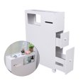 WANCQ Bathroom Storage Slim Corner Freestanding Storage