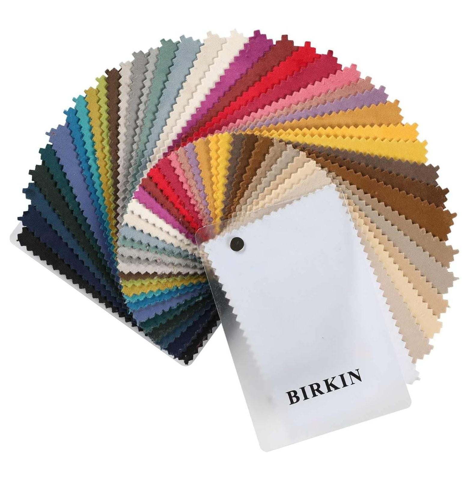 WANCQ Birkin Series Faux Velvet Curtain Fabric Swatches Sample Book