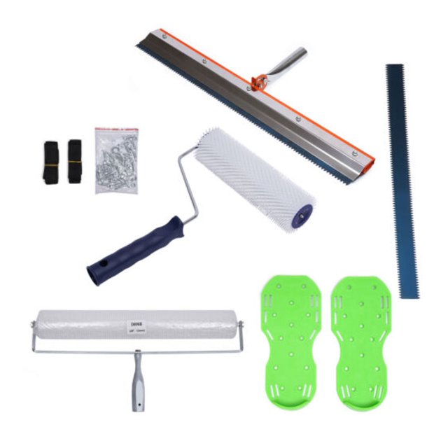 WANCQ Cement SelfLeveling Tool Set Floor Paint Blade Spike Tools