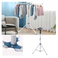 WANCQ Foldable Clothes Drying Rack Metal Coat Hanger Portable Garment