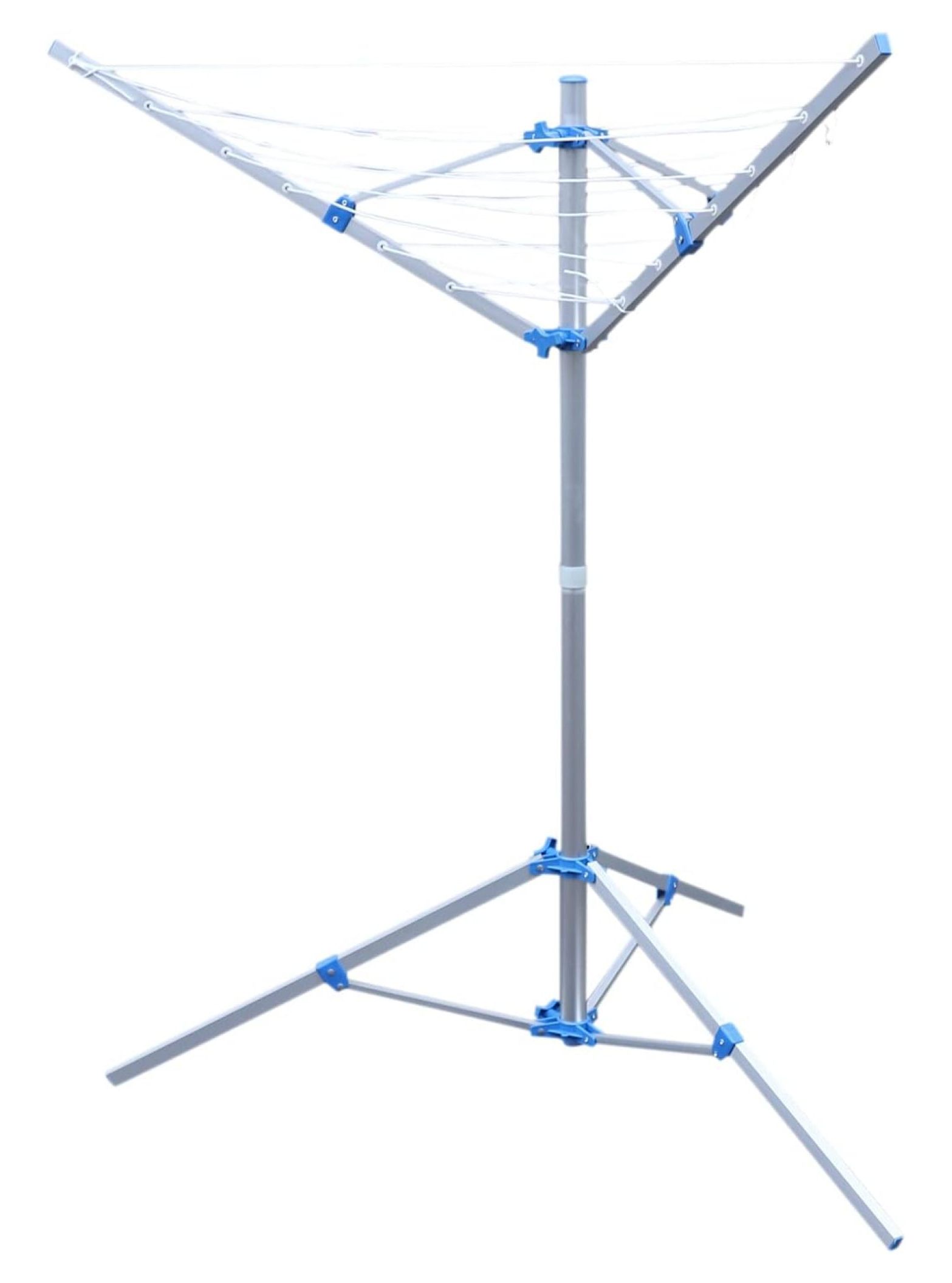 WANCQ Outdoor Umbrella Drying Rack, Steel Frame & Adjustable Height, 4