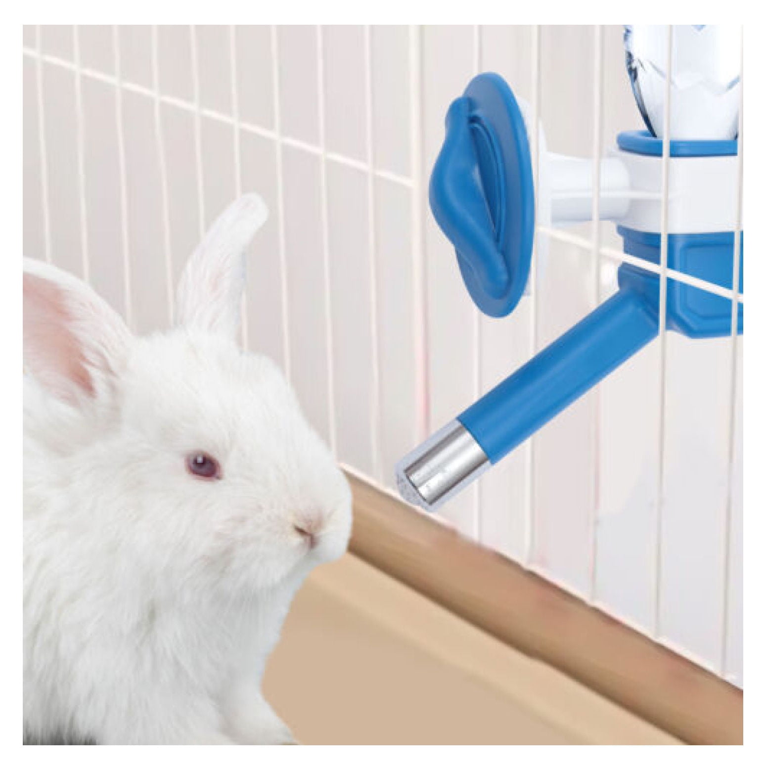 WANCQ Pet Cat Puppy Dog Drinking Hanging Water Dispenser Fountain