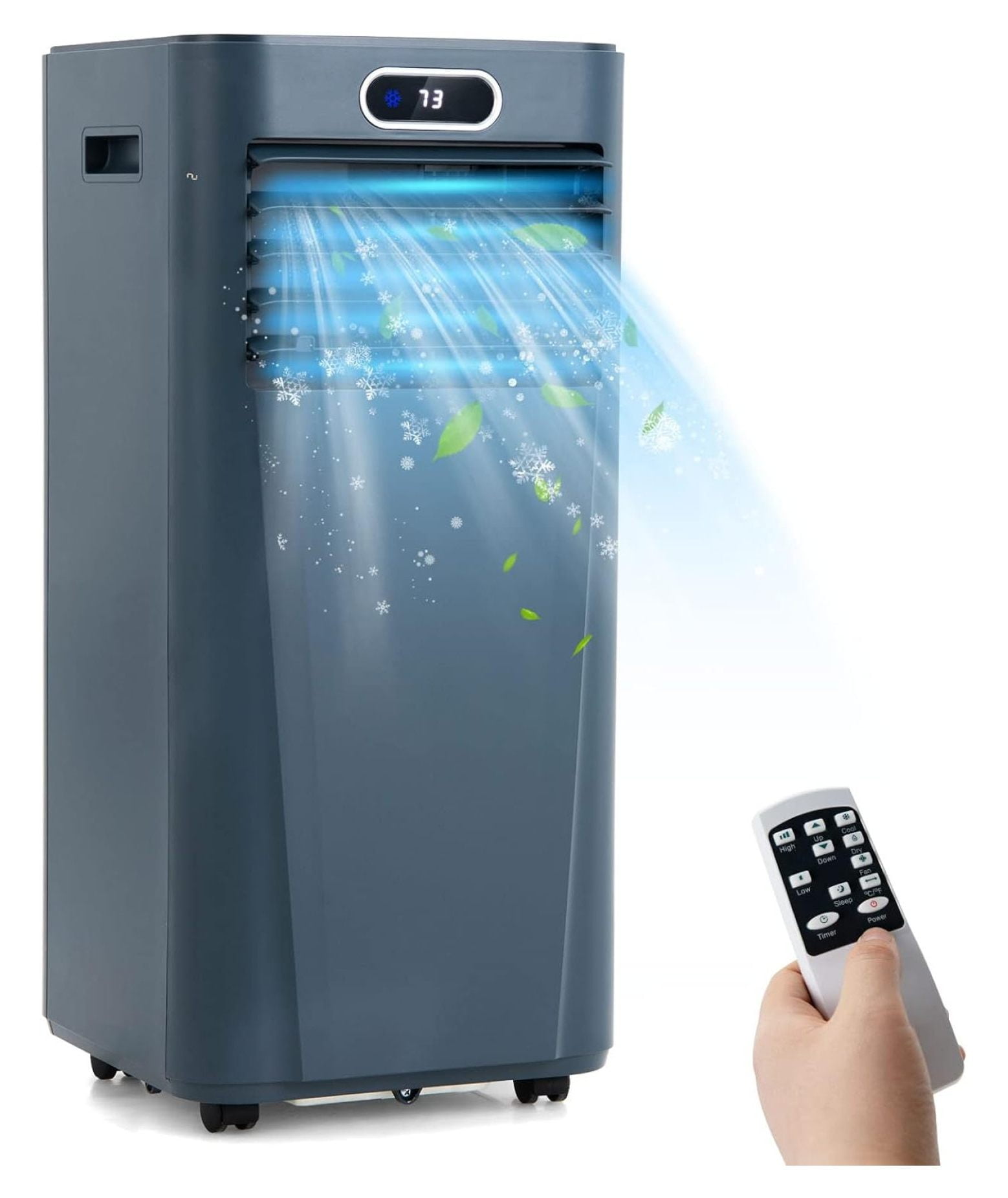 WANCQ Portable Air Conditioner, 3in1 Cooling Unit Dehumidifying, Fan