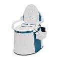 WANCQ Portable Toilet With Handrail Camping RV Toilet for Adult, Kids