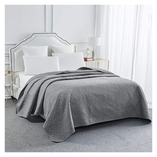 WANCQ Quilt Bedspread Queen King Size Embossing Lightweight Gift