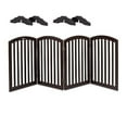 WANCQ Wooden Standing Pet Gate for Dogs, 30'' Tall Dog Puppy Gates for