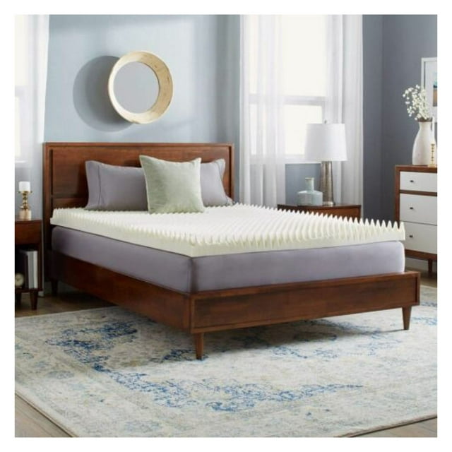 WANCQ XL Full Queen Cal King 4 Inch Memory Foam Mattress Topper Pad 4