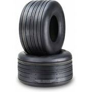 WANDA 13x6.50-6 Rib Lawn Mower Utility Cart Turf Tires 13x6.5x6 /4 ply- Set 2 - 13081