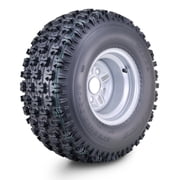 WANDA 22X10-10 GNCC Sport ATV Tire Wheel Assembly with 4/110mm PCD Silver Wheel 10089