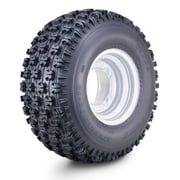 WANDA 22X10-10 GNCC Sport ATV Tire Wheel Assembly with 4/156mm PCD 3+5 Silver Wheel 10089