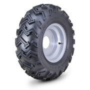 WANDA ATV Tire & Wheel 22X8-10 6 ply with 4x110mm PCD 2+3 offset Silver Wheel 10264