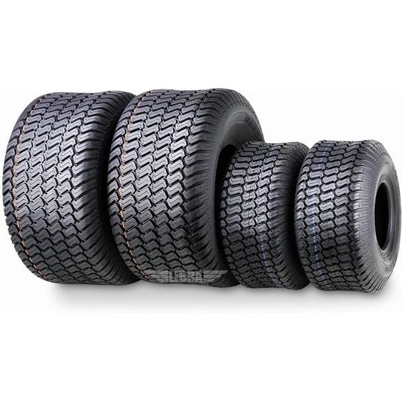 WANDA Front and Rear 15" x 6" - 6 and 20" x 10" - 8 Turf Tire