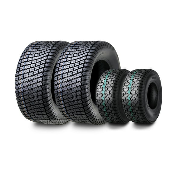 WANDA Front and Rear 15" x 6" - 6 and 20" x 10" - 8 Turf Tire