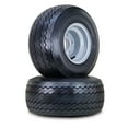thumbnail image 1 of WANDA Golf Cart Tire Wheel Assembly 18X8.5-8 4-Ply with 4 Lugs on 4" PCD Silver Rim ,SET 2 -14006, 1 of 3