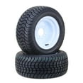 thumbnail image 1 of WANDA Golf Cart Tire Wheel Assembly 205/50-10 on White Steel Wheel 4 Lugs on 4" PCD, Set 2 -14011, 1 of 7