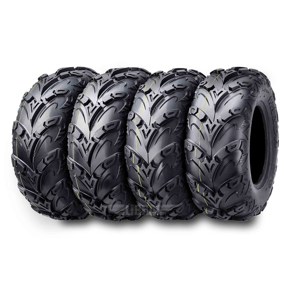 WANDA Premium 8 Ply ATV/UTV Tires 23x8-11 front & 24x9-11 Rear Mud Sling