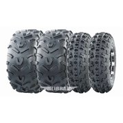 WANDA Set 4 ATV tires 23x7-10 & 22x11-10 96-09 Polaris Trail Blazer 250 330 400