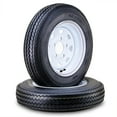 thumbnail image 1 of WANDA Trailer Tire Wheel Assembly 5.30-12 6-Ply C 82M 5 Lug on 4.5" PCD White Spoke Rim ,SET 2, 1 of 4