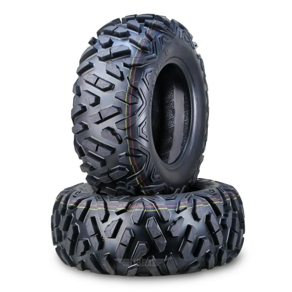 WANDA UTV ATV Tires 24x9-10 & 24x11-10 Bighorn Style 6PR, Set 4