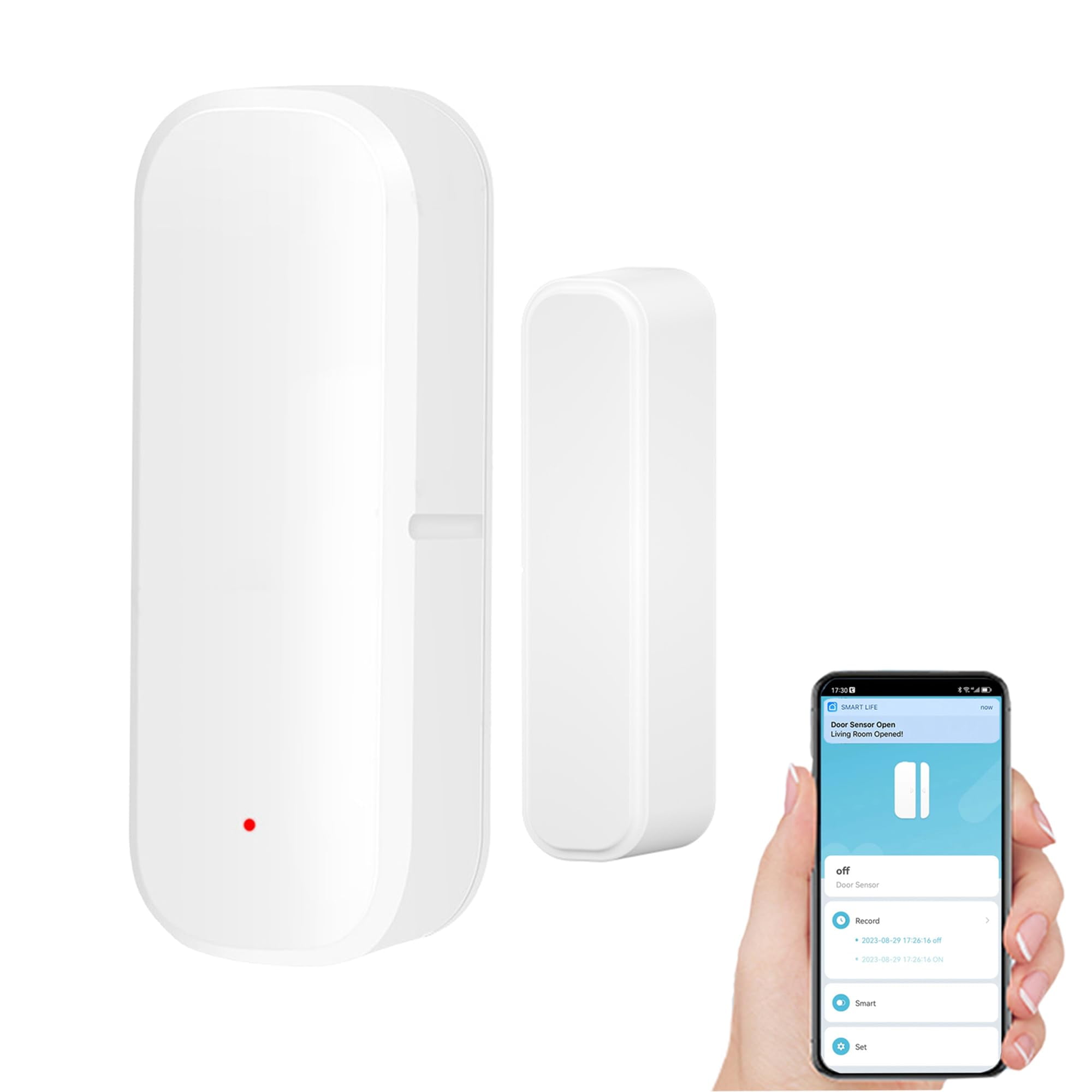 WANDCO Smart WiFi Door Sensor Wireless Window Sensor with App