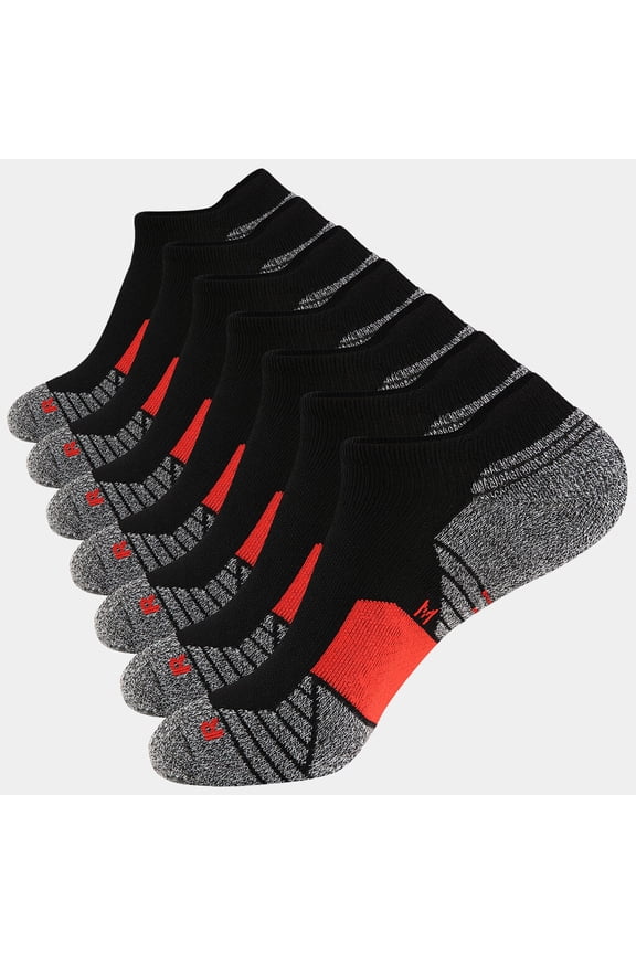 Men's Athletic Thick Cushion Running Socks 7 Pairs